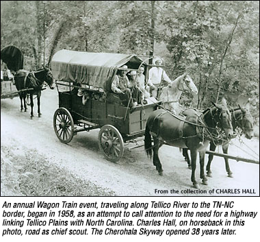 Wgon train from Tellico Plains TN